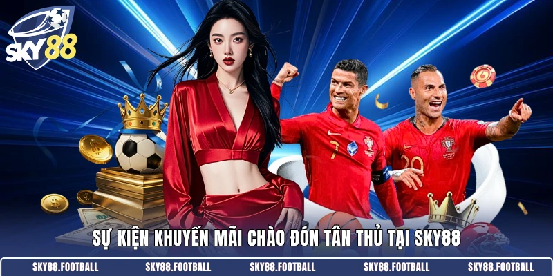 Sự kiện khuyến mãi chào đón tân thủ tại SKY88