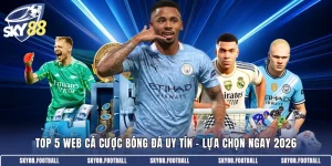 Top 5 web cá cược bóng đá uy tín